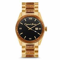 Watch - OG - Classic 43mm Mahogany Antique Gold