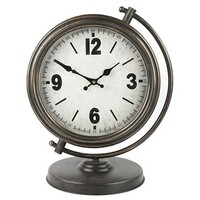 Grey Industrial Olov Table Clock 38cm
