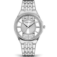 Silver and Diamanté Watch with Bracelet Band BY KENNETH COLE image