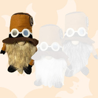 22cm Steampunk Gnome - Brown Beard