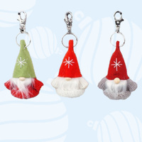 9cm Gnome Key Chain With Star On Hat - Assorted Designs image