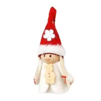 9cm Girl & Teddy Key Chain - White Dress