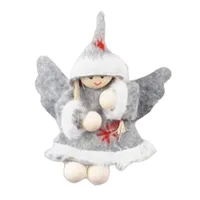 8cm Angel Key Chain - Grey