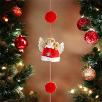 160cm Angel Hanging Ornament With Red Dress image