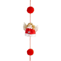 160cm Angel Hanging Ornament With Red Dress image