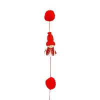 160cm Christmas Hanging Ornament With Red Hat - Girl image