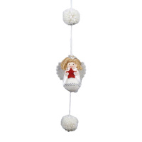 160cm Angel Hanging Ornament With Red Star image