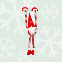 Jules Jewelbright | Hanging Gnome With Red Stripey Clothes & Red Hat (50cm)