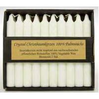 White Christmas Tree Candles 20 Pack