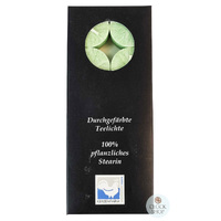 Pack of 10 Green Tealight Candles image