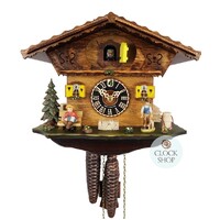 Black Forest 1 Day Mechanical Chalet Cuckoo Clock 20cm By HÖNES image