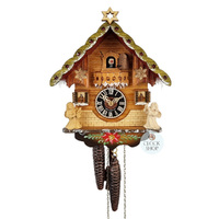 Angels 1 Day Mechanical Chalet Cuckoo Clock 24cm By HÖNES