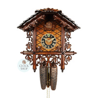 Railroad House 8 Day Mechanical Cuckoo Clock 32cm By HÖNES image