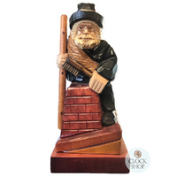 21cm Hand Carved Chimney Sweep German Incense Burner By Master Carver image