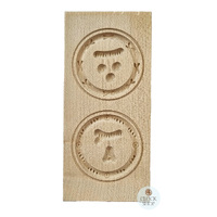 Springerle Mould- 2 Designs (Grapes & Bell) image