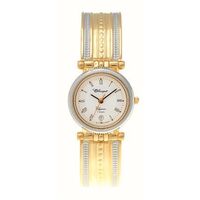 Watch - Classique - Ladies 2 Tone GP Round Face 1/2 Bangle