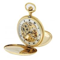 Pocket Watch - Classique - Mechanical Skeleton Gold 49mm