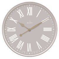 50cm Northfield Taupe Wall Clock By ACCTIM image