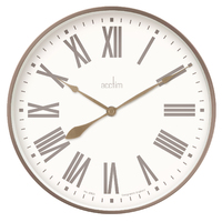 50cm Northfield Champagne Wall Clock By ACCTIM image