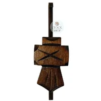 Walnut Chalet Style Novelty Quartz Clock Pendulum- Large (110mm)