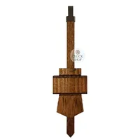 Walnut Chalet Style Quartz Cuckoo Clock Pendulum (160mm)