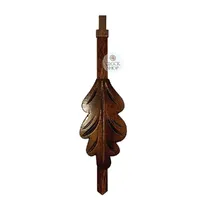 Walnut Oak Leaf Quartz Cuckoo Clock Pendulum (165mm)