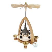 19cm Seiffen Church & Carollers Christmas Pyramid By Richard Glässer