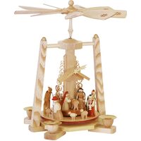 Nativity 23cm Christmas Pyramid By Richard Glässer