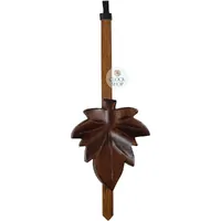 Walnut Maple Leaf Mechanical Cuckoo Clock Pendulum- Large (210mm)