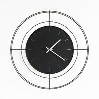 60cm Black Nudo Piccolo Modern Wall Clock By ARTI E MESTIERI