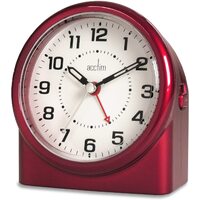 RED/WHITE/SILVER SMARTLITE SWEEP ALARM CLOCK BY ACCTIM