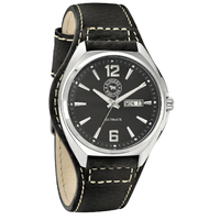 Outback Black Dial Black Leather Watch By RINGERS WESTERN