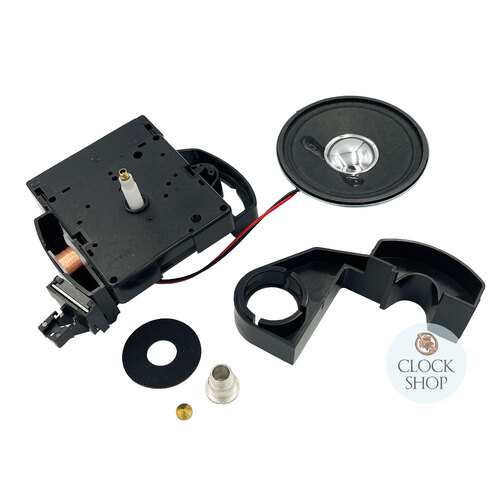 German Euroshaft Chiming Pendulum Step Clock Movement By UTS (20mm Shaft) image