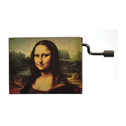 Classic Art Hand Crank Music Box- Mona Lisa by Da Vinci (Beethoven- Fur Elise)