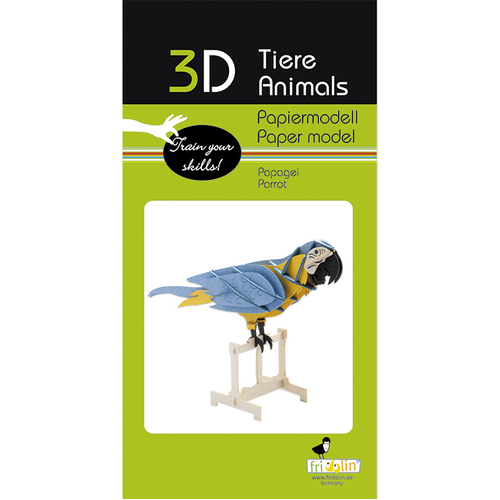 3D Paper Model- Parrot