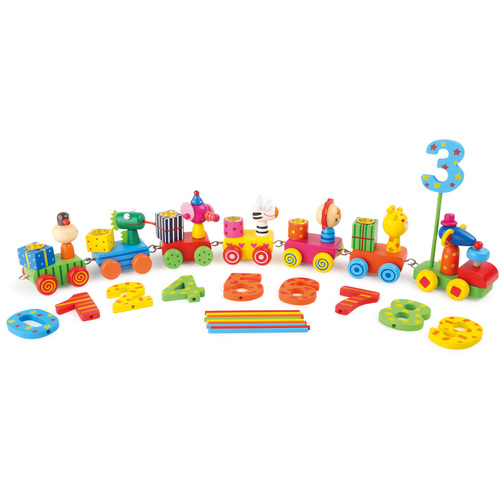 47cm Animal Train Birthday Candle Holder image