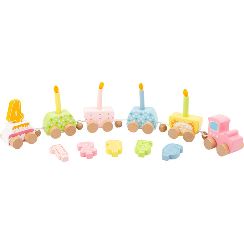 56cm Pastel Train Birthday Candle Holder image