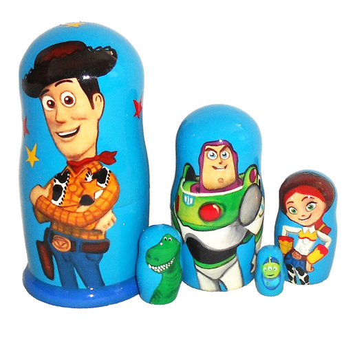 Toy Story Russian Dolls- 11cm (Set Of 5) image