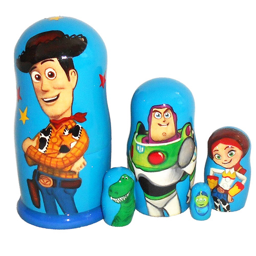 Toy Story Russian Dolls- 11cm (Set Of 5)