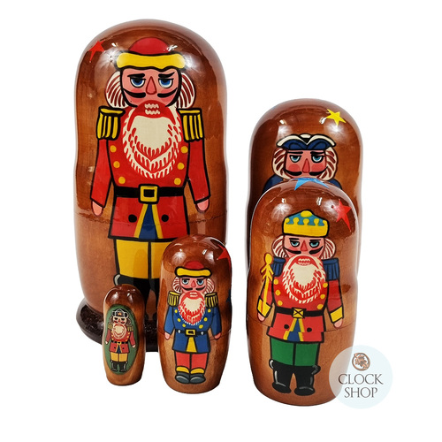 Nutcracker Russian Dolls- 18cm (Set Of 5)