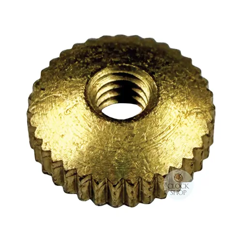 Small Gold Handnut for Hermle Mechanical Clocks  image