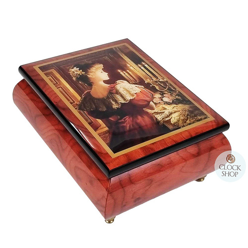 Wooden Musical Jewellery Box - By Candlelight (Beethoven- Ode to Joy)