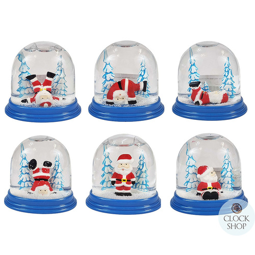 7cm Santa Snow Globe - Assorted Designs