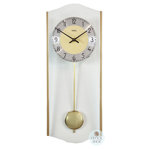 50cm Gold Pendulum Wall Clock With Westminster Chime By AMS image