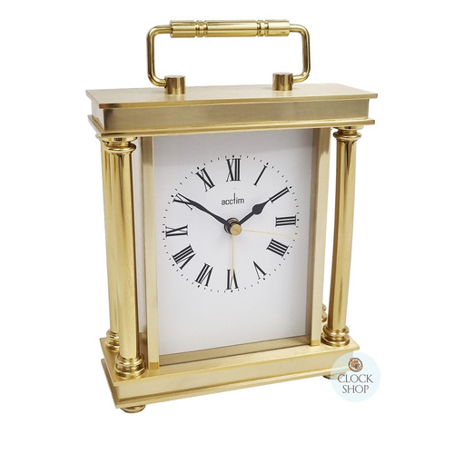 16.5cm Marlow Gold Battery Carriage Clock By ACCTIM