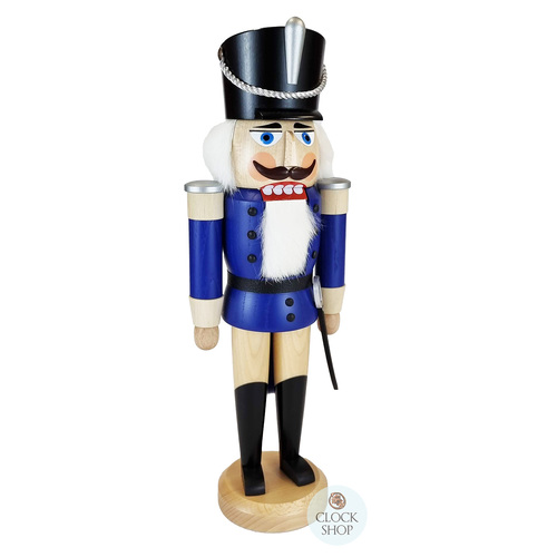 37cm Blue Soldier Nutcracker By Seiffener image