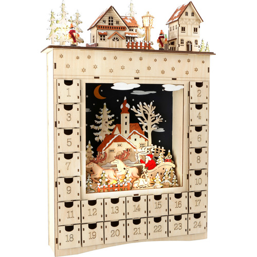 52cm Winter Dream LED Advent Calendar image