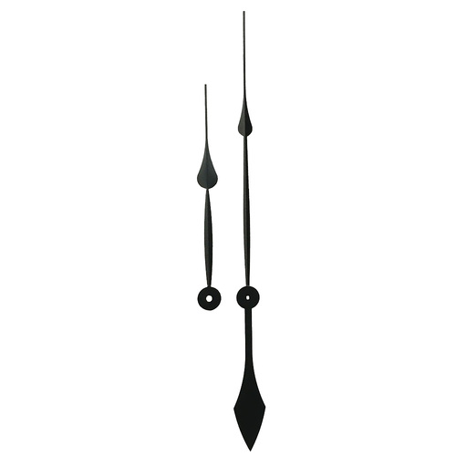 Black Spade High Torque Euroshaft Quartz Hands (349mm & 260mm) image