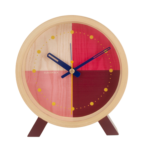 15cm Flor Collection Red Silent Analogue Alarm Clock By CLOUDNOLA