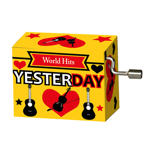 World Hits Hand Crank Music Box (The Beatles- Yesterday)